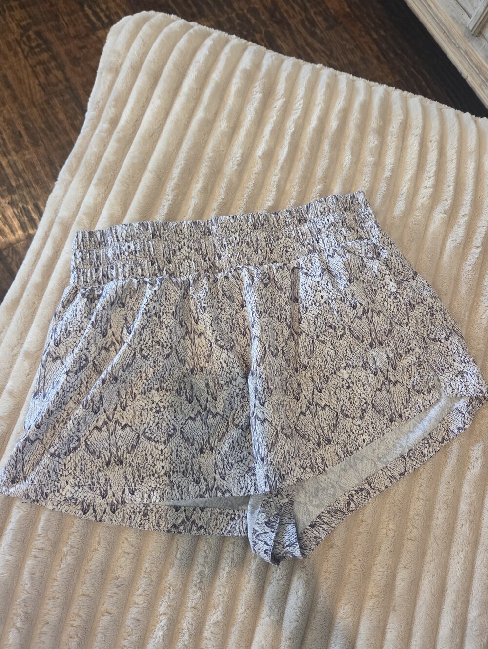 Varley Snake Print Athletic Shorts
